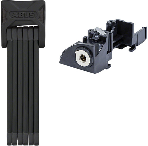 Abus Bordo 6015/90 Folding Lock with keyed alike eBike Battery Lock Core: