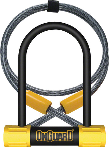 OnGuard BullDog Series ULock 3.5 x 5.5 Keyed Black/Yellow Includes 4' cable