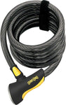 OnGuard Doberman Cable Lock with Key 6' x 12m GRAY/Black/Yellow