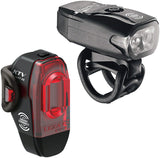 Lezyne KTV Drive Headlight and KTV Pro SMart Taillight Set Black