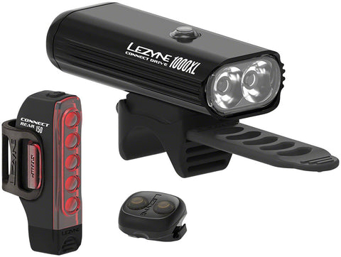 Lezyne Connect Drive Light Set 1000 XL Macro Drive/Rear Strip Drive