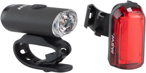 MSW Tigermoth 100 USB Lightset 100 Lumen Headlight and 20 Lumen Taillight