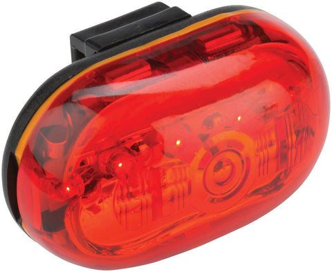 MSW Red Bat Rear Taillight Black