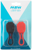 MSW Mouse LED Lightset Black/Red