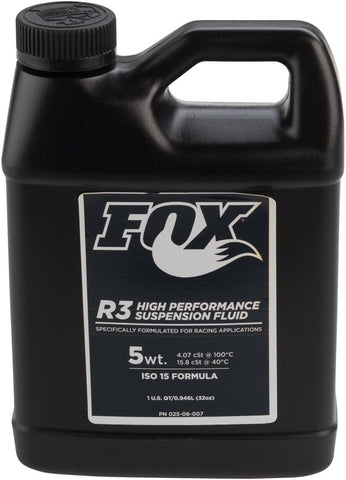 FOX 5wt R3 Suspension Oil ISO 15 1 Quart