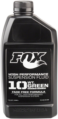 FOX 10 Weight Green Damper Fluid 32 oz