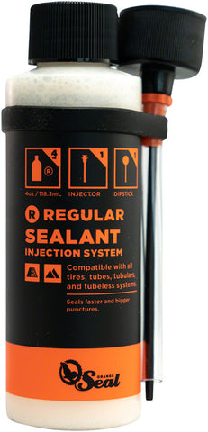 Orange Seal Tubeless Tire Sealant with Twist Lock Applicator 4oz