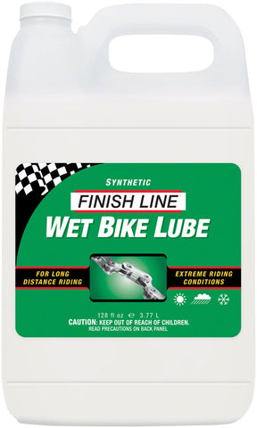 Finish Line WET Bike Chain Lube 1 Gallon Bulk