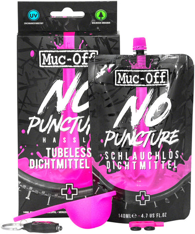 MucOff No Puncture Hassle Tubeless Tire Sealant 140ml Kit