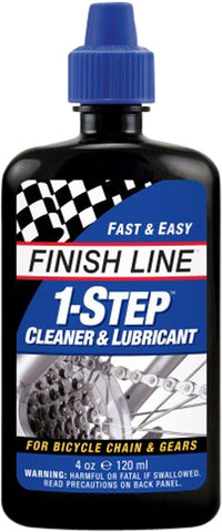 Finish Line 1Step Cleaner and Bike Chain Lube 4 fl oz Drip