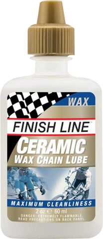 Finish Line Ceramic Wax Bike Chain Lube 2 fl oz Drip