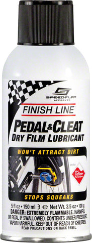 Finish Line Pedal Cleat Pedal and Cleat Lube 5 fl oz Aerosol