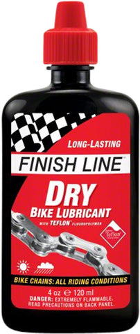 Finish Line DRY Bike Chain Lube 4 fl oz Drip