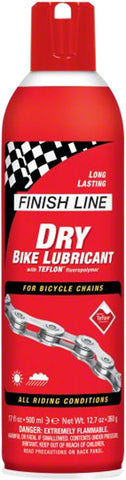 Finish Line DRY Bike Chain Lube 17 fl oz Aerosol