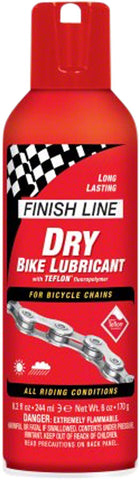 Finish Line DRY Bike Chain Lube 8 fl oz Aerosol
