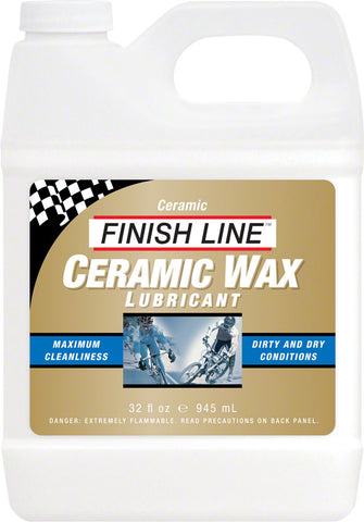 Finish Line Ceramic Wax Bike Chain Lube 32 fl oz Bulk
