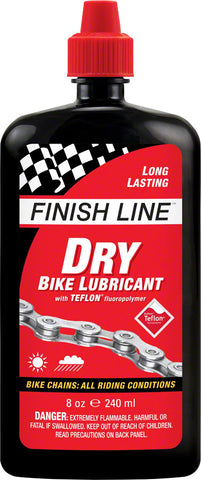 Finish Line DRY Bike Chain Lube 8 fl oz Drip