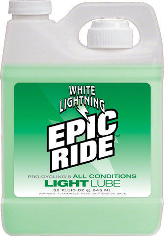 White Lightning Epic Ride Bike Chain Lube 32 fl oz Bulk