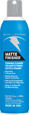 White Lightning Matte Finisher Bike Cleaner 19oz Aerosol