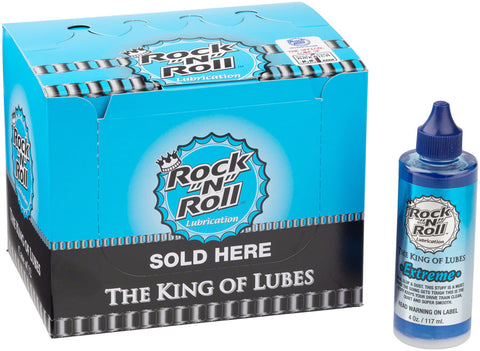 Rock-N-Roll Extreme Bike Chain Lube - 4oz Drip POP Box of 12