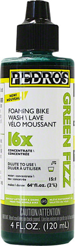 Pedro's Green Fizz Bike Wash 16x Concentrate: 4oz/120ml makes 64+ ounces