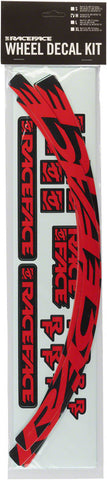RaceFace SMall Offset Rim Decal Kit Red (185C)