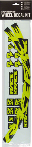 RaceFace Medium Offset Rim Decal Kit Neon Yellow (389C)