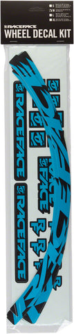 RaceFace Medium Offset Rim Decal Kit Neon Blue (801C)