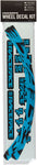 RaceFace Large Offset Rim Decal Kit Neon Blue (801C)