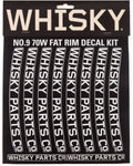 WHISKY 70w Rim Decal Kit for 2 Rims Light GRAY