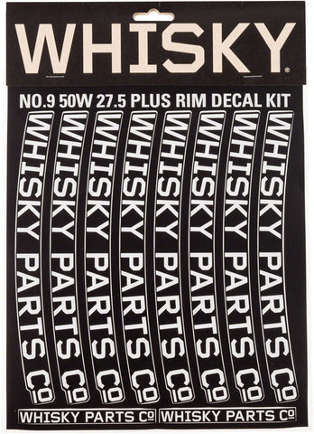 WHISKY 50w Rim Decal Kit for 2 Rims Light GRAY