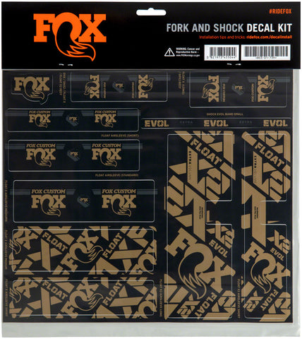 FOX Fork and Shock Decal Kit