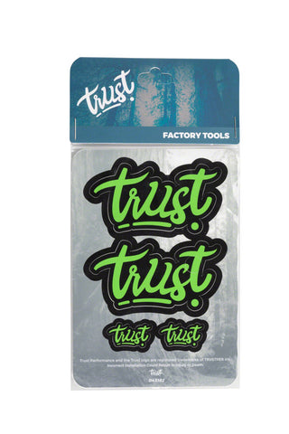 Trust Perfomance Message/Shout Decal Kit Green