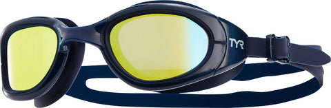 TYR Special Ops 2.0 Polarized Goggle Navy Frame/Navy Gasket/Gold Lens