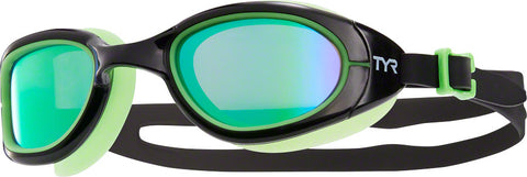 TYR Special Ops 2.0 Polarized Goggle Black Frame/Green Gasket/Green Lens