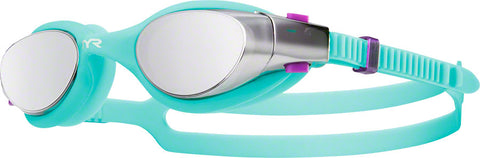 TYR Vesi Mirrored Femme Goggle Silver Lens/Mint Frame/Mint Gasket