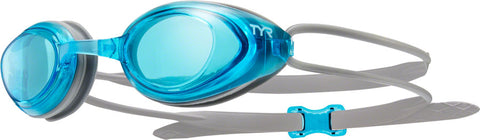 TYR Black hawk Racing Adult Swim Goggles Blue/Grey Blue Lens
