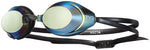TYR Vecta Racing Mirrored Adult Swim Goggles - Black/Black Gold Mirror Lens