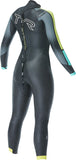 TYR Hurricane Cat 2 Wetsuit - Black/Yellow/Turquoise Women's Large