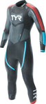 TYR Hurricane Cat 3 Wetsuit - Black/Red/Blue Men's Medium