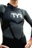 TYR Hurricane Cat 3 Wetsuit - Black/Pink/Purple Women's Medium