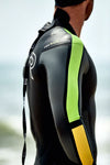 TYR Hurricane Cat 5 Wetsuit - Black/Green/Yellow Men's Large