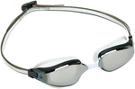 Aqua Sphere Fastlane Goggles - White/Gray with Silver Mirror Lens