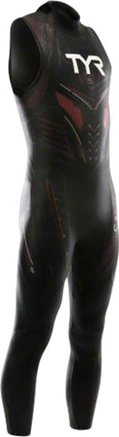 TYR Hurricane Cat 5 Sleeveless Wetsuit Black/Red