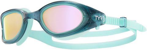 TYR Special Ops 3.0 Polarized Femme Goggle Grey Frame/Mint Gasket/Pink Lens