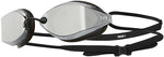 TYR Tracer X Racing Mirrored Goggle Black Frame/Silver Gasket/Silver Metallic