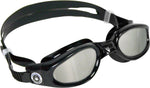 Aqua Sphere Kaiman Goggles Black with Mirror Lens