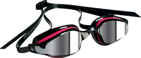 Michael Phelps K180 Lady Goggles Pink/Black with Mirror Lens