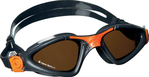 Aqua Sphere Kayenne Goggles GRAY/Orange with Polarized Lens