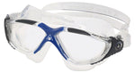 Aqua Sphere Vista Goggles Clear/Dark GRAY/Blue with Clear Lens